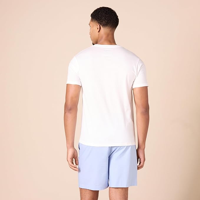 Pierlox Essentials Men's V-Neck Undershirt, Pack of 6